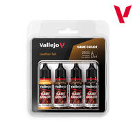 Vallejo Game Colour Leather Acrylic Paint Set