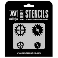 Vallejo Gear Markings Stencil [ST-SF001]