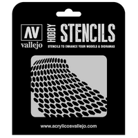 Vallejo Distorted Honeycomb Stencil [ST-SF003]