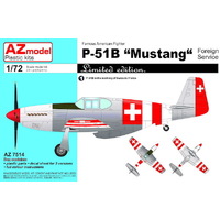 AZ Models 1/72 P-51B Mustang Foreign Plastic Model Kit [AZ7514]