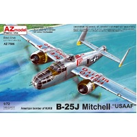 AZ Models 1/72 B-25J Mitchell "USAAF" Ex. Italeri Plastic Model Kit [AZ7586]