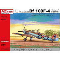 AZ Models 1/72 Messerschmitt Bf 109F-4 "Captured" Plastic Model Kit [AZ7587]