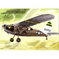 AZ Models 1/72 Stinson L-5 Sentinel gen.Patton, 80th FG, 25th LS Plastic Model Kit [AZ7590]