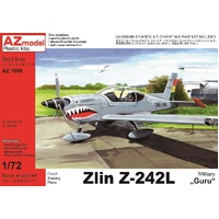 AZ Models 1/72 Zlin Z-242L Military Plastic Model Kit [AZ7608]