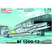 AZ Models 1/72 Bf 109G-12 based on Bf 109G-6 Plastic Model Kit [AZ7610]