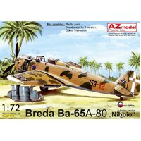 AZ Models 1/72 Breda Ba-65 A-80 Nibbio in Italian service Plastic Model Kit [AZ7618]