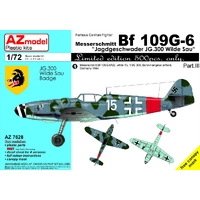 AZ Models 1/72 Bf 109G-6 JG.300 Pt.III – LIMITED EDITION Plastic Model Kit [AZ7628]