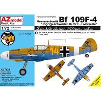 AZ Models 1/72 Bf 109F JG.27 – LIMITED EDITION Plastic Model Kit [AZ7629]