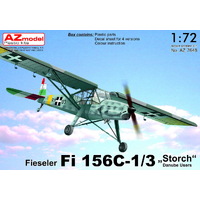 AZ Models 1/72 Fi 156C StorchDanube Users Plastic Model Kit [AZ7648]