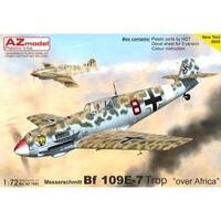AZ Models 1/72 Bf 109E-7 "OverAfrica" Plastic Model Kit [AZ7663]