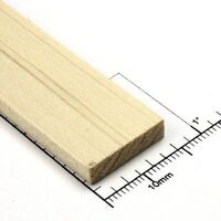 Bud Nosen Timber 3/16" Basswood Strips 3/4" x24" (12) [3359]