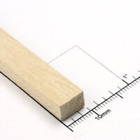 Bud Nosen Timber 1/4" Basswood Strips 3/8" x 24" (16) [3457]