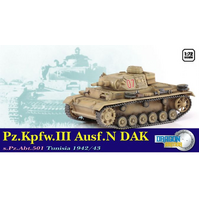 Dragon Armour 60601 1/72 Pz.Kpfw.III Ausf.N DAK s.Pz.Abt.501 Tunisia 1942/43