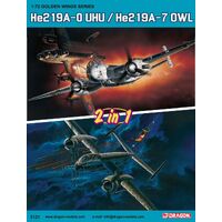 Dragon 1/72 He219A-0 / A-7 (2 In 1) Plastic Model Kit [5121]