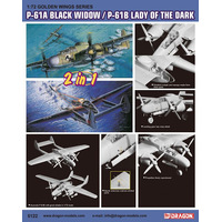 Dragon 1/72 P-61A Black Window/ P-61B Lady of the Dark Plastic Model Kit [5122]