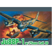 Dragon 1/48 Ju88P-1 w/7.5cm Pak 40 Plastic Model Kit [5543]