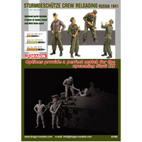 Dragon 1/35 Sturmgeschutze Crew Reloading (Russia 1941) Plastic Model Kit [6192]