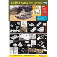 Dragon 1/35 Pz.Kpfw. I Ausf.B DAK Type Plastic Model Kit