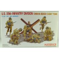 Dragon 1/35 U.S. 29th Infantry Division (Omaha Beach, D-Day 1944) Plastic Model Kit [6211]