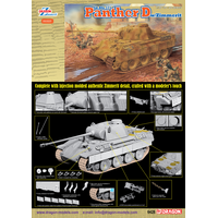 Dragon 1/35 Sd.Kfz.171 Panther D w/Zimmerit Plastic Model Kit [6428]