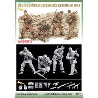 Dragon 1/35 Gebirgsjager Defense (Gustav Line 1944) Plastic Model Kit