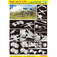 Dragon 1/35 PaK 43/3 L/71 mit BEHELFSLAFETTE [6522]