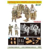 Dragon 1/35 German Self-Propelled Gun Crew Plastic Model Kit