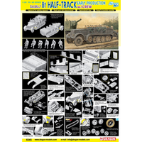 Dragon 1/35 Sd.Kfz.7 8t Half Track (Early Production) [6545]