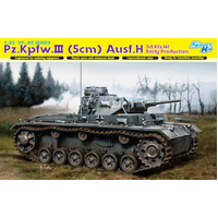 Dragon 1/35 Sd.Kfz.141 Pz.Kpfw.III (5cm) Ausf.H Sd.Kfz.141 EARLY PRODUCTION (SMART KIT) [6641]