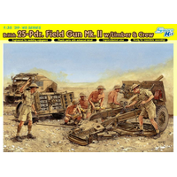 Dragon 1/35 BRITISH 25-Pdr. FIELD GUN Mk.II w/LIMBER & CREW (SMART KIT) [6675]