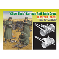 Dragon 1/35 "CHOW TIME" GERMAN ANTI-TANK CREW w/3.7cm PaK 35/36 EASTERN FRONT [6697]