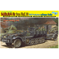 Dragon 1/35 Sd.Kfz.10/4 für 2cm FlaK 30 1940 PRODUCTION w/AMMO TRAILER (SMART KIT) [6711]