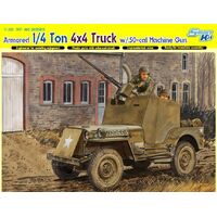 Dragon 1/35 Armored 1/4 Ton 4x4 Truck w/.50-cal Machine Gun [6714]