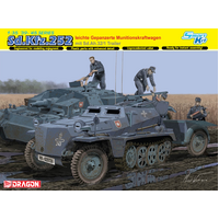 Dragon 1/35 Sd.Kfz.252 leichte Gepanzerte Munitionskraftwagen mit Sd.Ah.32/1 Trailer [6718]