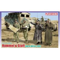 Dragon 1/35 Rommel & Staff, North Africa 1942 Plastic Model Kit [6723]