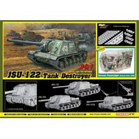 Dragon 1/35 JSU-122 Tank Destroyer (3 in 1) Plastic Model Kit [6787]