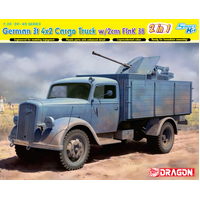 Dragon 1/35 GERMAN 3t 4X2 CARGO TRUCK w/2cm FlaK 38 (SMART KIT) (2 IN 1) [6828]