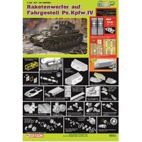 Dragon 1/35 Raketenwerfer Auf Fgst.Pz.Iv Ausf.C Plastic Model Kit