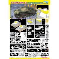 Dragon 1/35 Panther Ausf.G Late Production w/Add-on Anti-Aircraft Armor [6897]