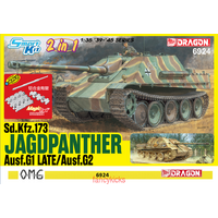 Dragon 1/35 Jagdpanther G1 Late / G2 (2 in 1) Plastic Model Kit [6924]