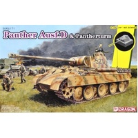 Dragon 1/35 Panther Ausf.D mit Pantherturm Plastic Model Kit [6940]