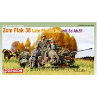 Dragon 1/35 2cm FlaK 38 Early/Late Production Plastic Model Kit [6942]