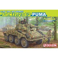 Dragon 1/35 Sd.Kfz.234/2 Puma (Premium) Plastic Model Kit [6943]