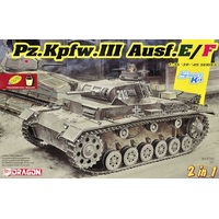 Dragon 1/35 Pz.Kpfw.III Ausf.E/F (2 in 1) Plastic Model Kit [6944]