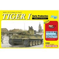 Dragon 1/35 Tiger I Early Production Battle of Kharkov (Bonus Version) Plastic Model Kit [6950]