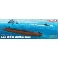 Dragon 1/700 U.S.S. Ohio vs Soviet ALFA Plastic Model Kit [7002]