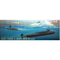 Dragon 1/700 JMSDF Yushio vs Soviet Delta III Class Plastic Model Kit [7003]