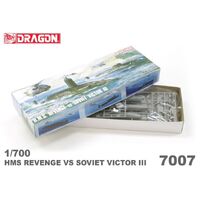 Dragon 1/700 H.M.S. Revenge vs Victor III Plastic Model Kit [7007]