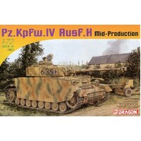 Dragon 1/72 Pz.Kpfw.IV Ausf.H Mid Production Plastic Model Kit [7279]