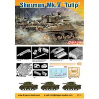 Dragon 1/72 Sherman Mk.V 'Tulip' Plastic Model Kit [7312]